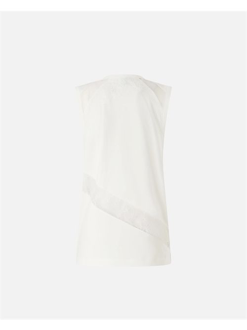 Top smanicato con dettagli in pizzo PINKO | 106291A335/Z05